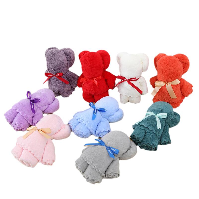 Customized Little Bear Towel Souvenir - Perfect for Weddings, Kindergarten Gifts, or Special Occasions.