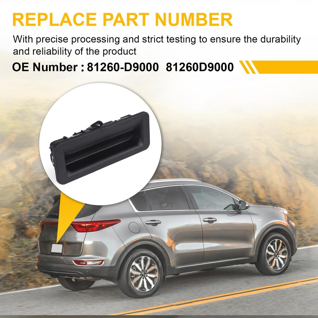 For Kia Sportage Ql 2017 2018 2019 Car Tailgate Opening Release Switch Button 81260-D9000 81260D9000 Durable Trunk Handle Switch