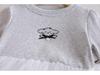 Girls' Cartoon Lace Trim Long-Sleeve T-shirt - Autumn Fashion Casual Top, Versatile Children's Clothing for Age 3