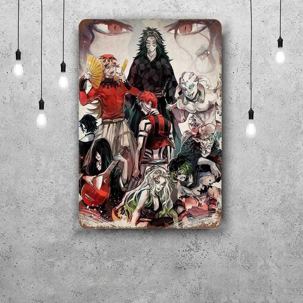 Hero Tales Manga Decor Vintage Metal Signs Tin Signs Captain Poster Decor for Bar Pub Club Man Cave Wall Decoration
