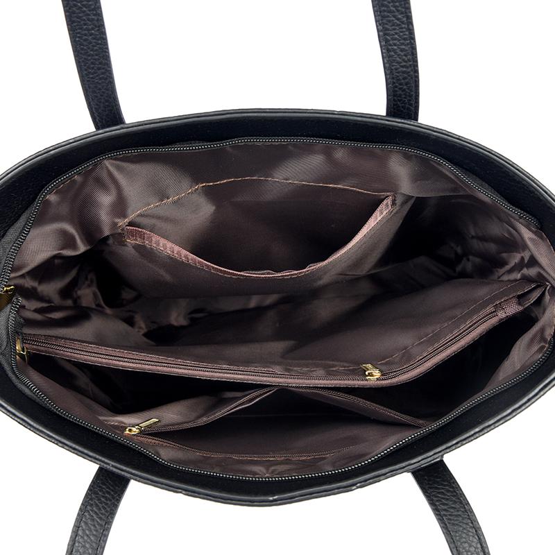 Geantă Tote la Modă și Minimalistă, Geantă de Umăr de Mare Capacitate, Geantă Tote Retro, Geantă de Mână pentru Femei, Geantă de Umăr Casual pentru Cumpărături