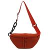 Large Capacity Half-moon Chest Bag for Women  Waist Bags  Crossbody Bag  Korean Fashion  Trend