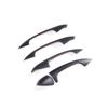 For Mercedes Benz A B C E Class W177 V177 W247 W213 X253 W205 2016-22 ABS Carbon Fiber Car ABS Chrome Door Handle Cover Trim LHD
