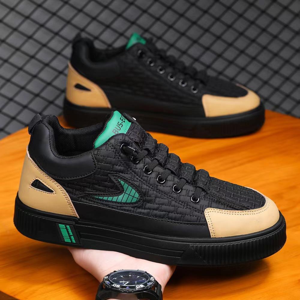 One pedal men's shoes autumn and winter new Internet celebrity explosion leisure one pedal youth sports Korean version of low-top board shoes