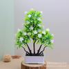 Artificial Rose Mini Potted Plant Decor Living Room Home Interior Plastic Floral Arrangement In Multiple Colors