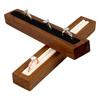 Elegant Walnut Rings Holder Display Stand Portable Rings Storage Holder for Jewelry Stores and Home Decors Enthusiasts
