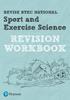 The Pearson REVISE BTEC National Sport and Exercise Science Revision Workbook - 2023 and 2024 Exams and Assessments Book