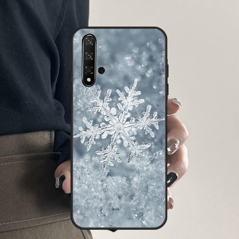 Snow Snowflake Winter For Huawei Nova 12s 12i 11i 7i 8i 9 10 SE Y91 Y90 Y60 Y70 Y72 Y61 P60 Pro P30 P40 Lite Case