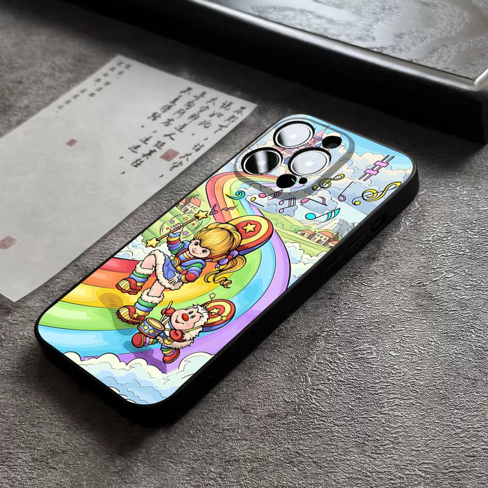 

Cute Rainbow B-BriteS Phone Case For 17 Pro Max Iphone 16 14 Pro Max 12 15 Plus 13 Pro 11 Xr X Xs 8 Plus Back Cover iPhone16Plus