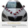 European Wedding Car Decoration Set - Artificial Rose & Head Flower