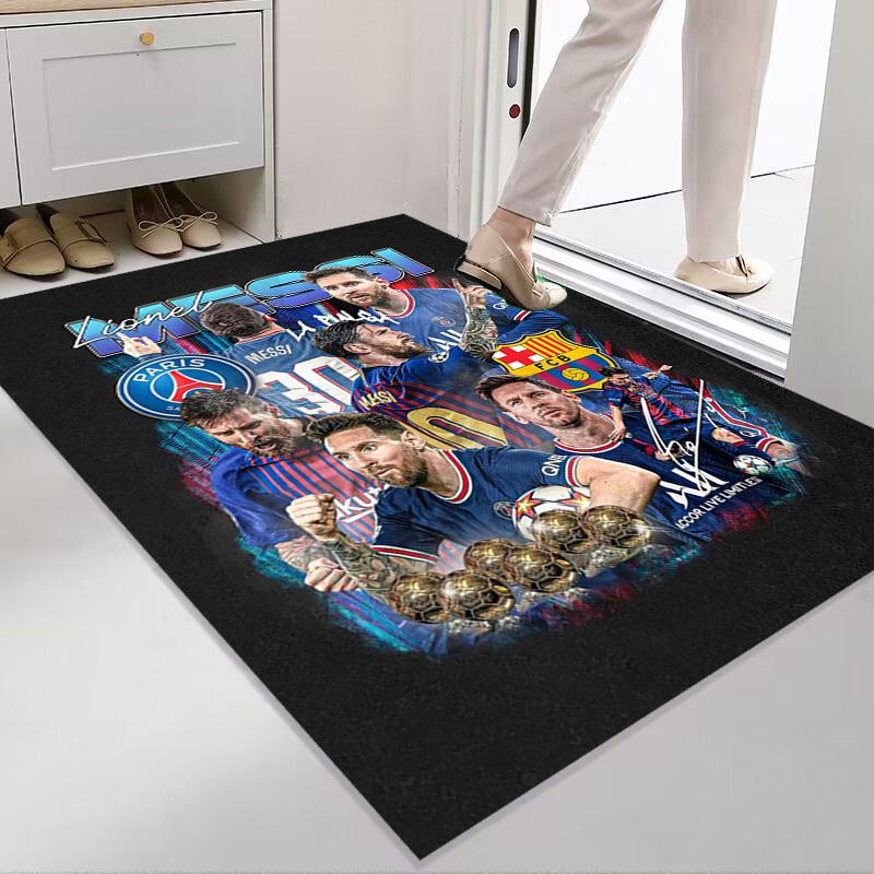 Lionel Messi: FC Barcelona Legend carpet Doormat Home Decor Fashion Office chair cushion Doormat