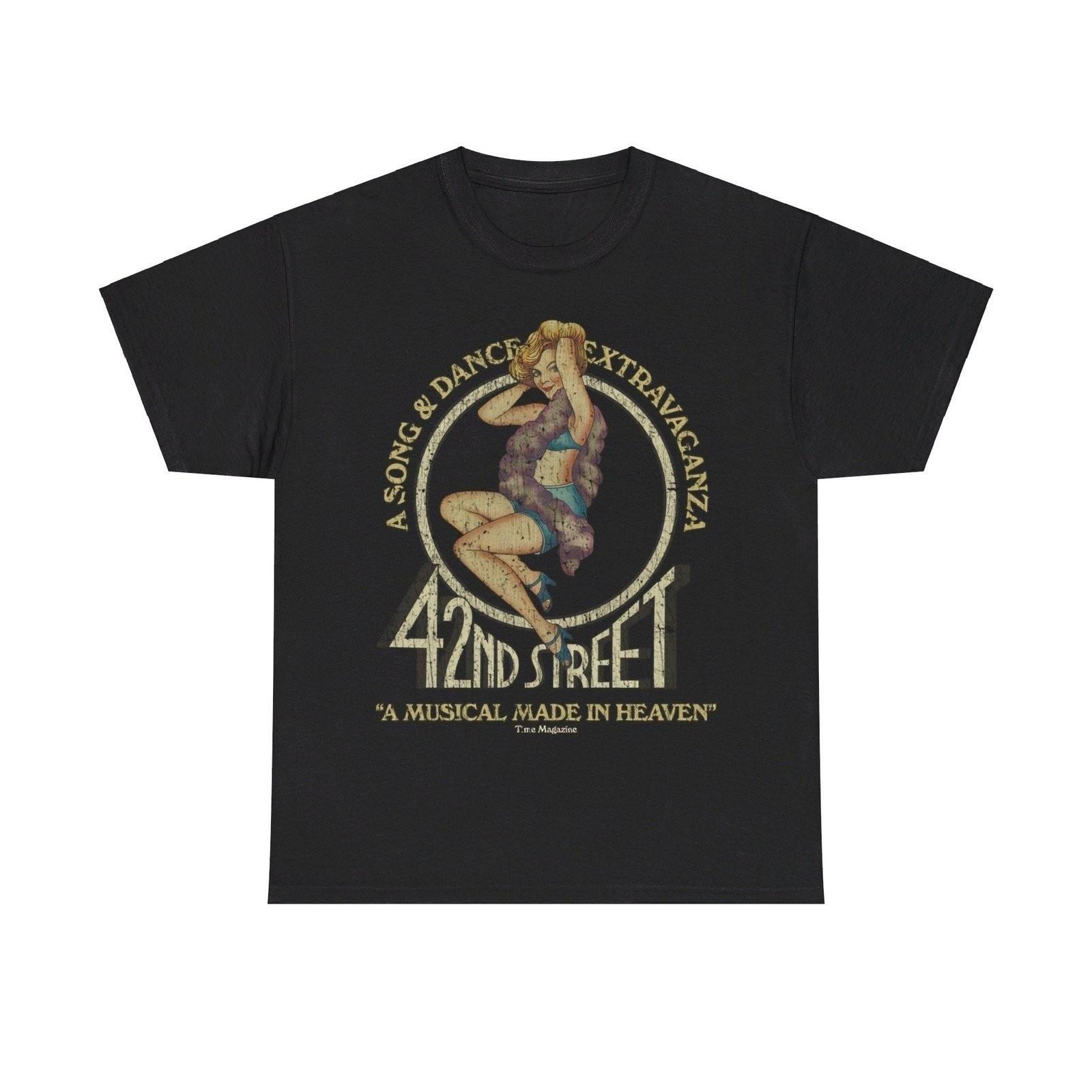 42nd Street Broadway Musical Poster Print T-shirt S
