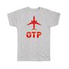 Gift T-Shirt : Romania Bucharest Henri Coanda Airport OTP Travel Airline Pilot