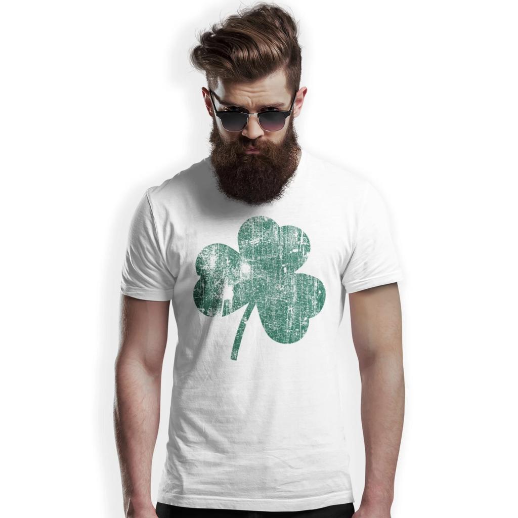 Faded Shamrock T-Shirt St Patricks Day March 17th Paddy's Day Birthday Gift