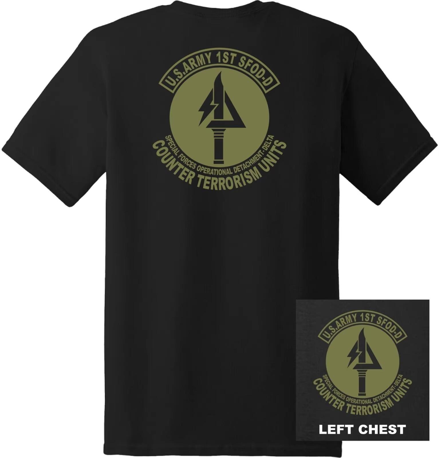 US Army Delta Force 1st Special Forces Operational DetachUNISEXt TShirt Cotton ONeck Summer Short Sleeve Casual UNISEXs Tshirt 2XL