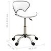 VidaXL Chaise de Bureau Siège de Bureau Chaise Pivotante d'Ordinateur Siège Ergonomique Maison Intérieur Hauteur Réglable 3088625