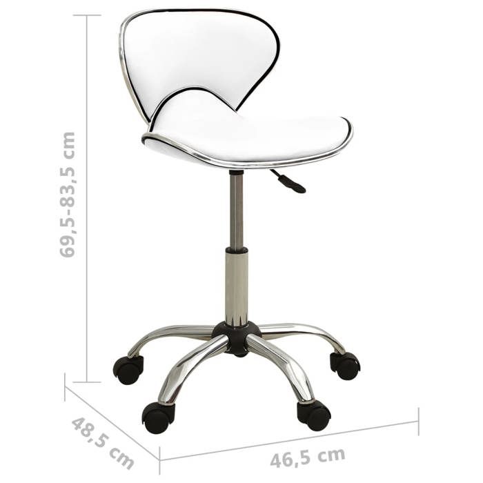 VidaXL Chaise de Bureau Siège de Bureau Chaise Pivotante d'Ordinateur Siège Ergonomique Maison Intérieur Hauteur Réglable 3088625
