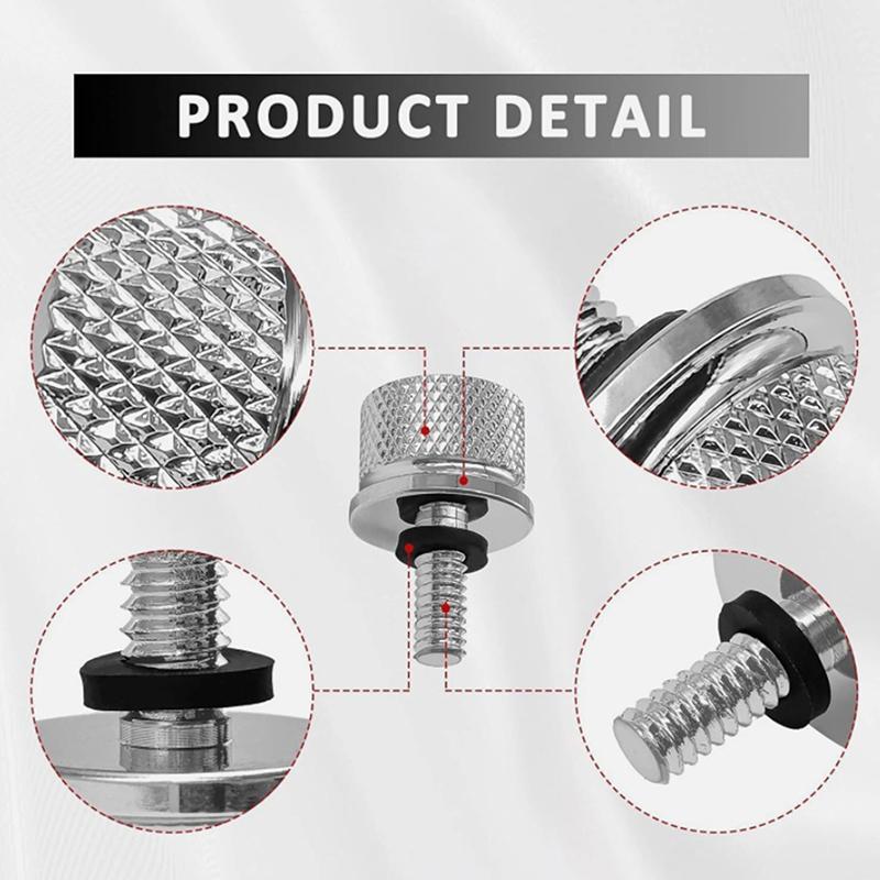 Billet Aluminium Hinterradkotflügel Sitzschraube Schraube Mutter Laschenabdeckung Für Touring Modelle 96-Später Universalteile