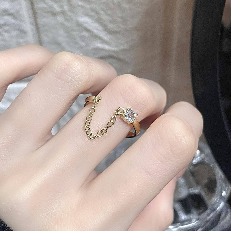 Emaille Dopamin Y2K Nische Design Sinn Hochwertig Kalter Wind Persönlichkeit Mode Öffnender Sternring Damen