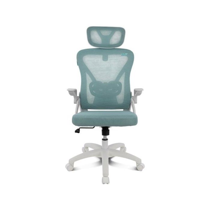 Silla gaming Drift DRAIR35 Turquesa respaldo de malla reposabrazos ajustables 120 kg