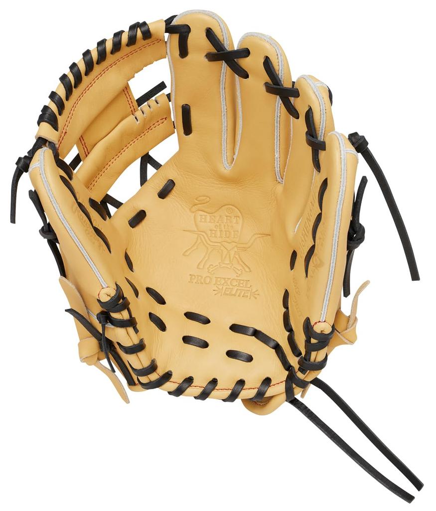 Rawlings PRO EXCEL Baseball Size M GJ6HEN6MFS HOH® –FS Style– Glove, Junior, All-Around, Camel, (Right-Handed Throw)