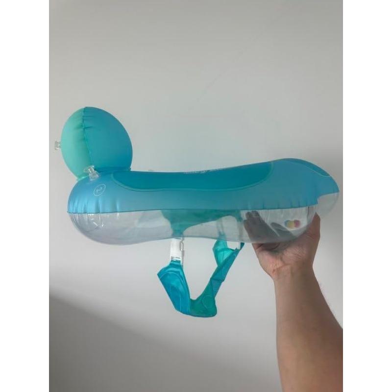 Swimming Ring Baby Swimming Seat Anti-Tip Swimming Hoop Children Swimming Aid Baby Inflatable Swimming Float for Children From 12 To 22 Kg