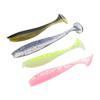 Pack of 50 Soft Fishing Lures, Soft Swimbaits with T-Tail, Plastic Fishing Bait for Saltwater & Freshwater Fishing Lures