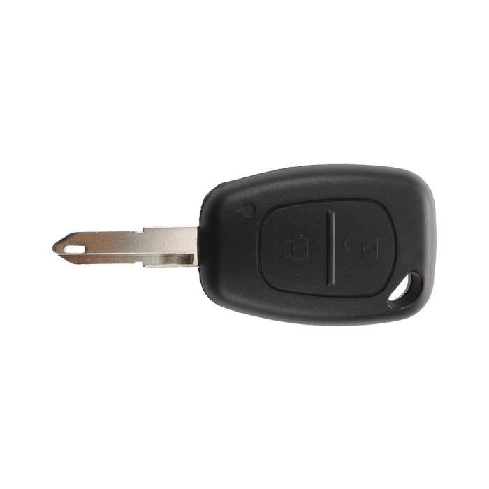 Coque 2 boutons pour cle telecommande Renault TRAFIC MASTER KANGOO Opel Vivaro FOB case -3301