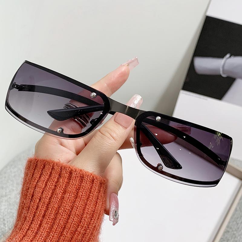 

New Fashionable Retro Metal Frame Uv-protective Sunglasses For Outdoor Outings1030 сірий