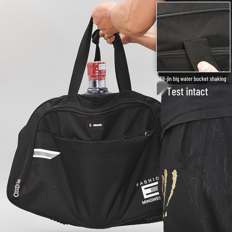 Wasserdichte faltbare Reisetasche mit großem Fassungsvermögen - Leichter Unisex-Organizer für Fitnessstudio und Gepäck mit einzelnem Schultergurt für Herren