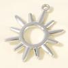 5pcs/Lot High Quality Steel Color Pentagram Star Sun Stainless Steel Pendant For Jewelry Making Supplies Handmade Bracelet Charm