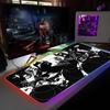 S-Star Cool W-warse Mouse Pad RGB Backlit Mouse Pad Laptop Mouse Pad Laptop Gamer Computer Desk Gaming Accessories