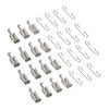 30Pcs Christmas Light Clips Metal Gutter Hooks Strong Load-bearing Weatherproof