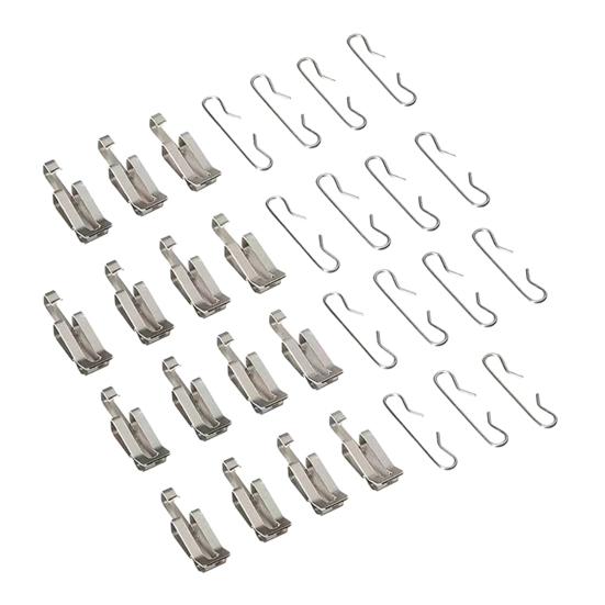 30Pcs Christmas Light Clips Metal Gutter Hooks Strong Load-bearing Weatherproof