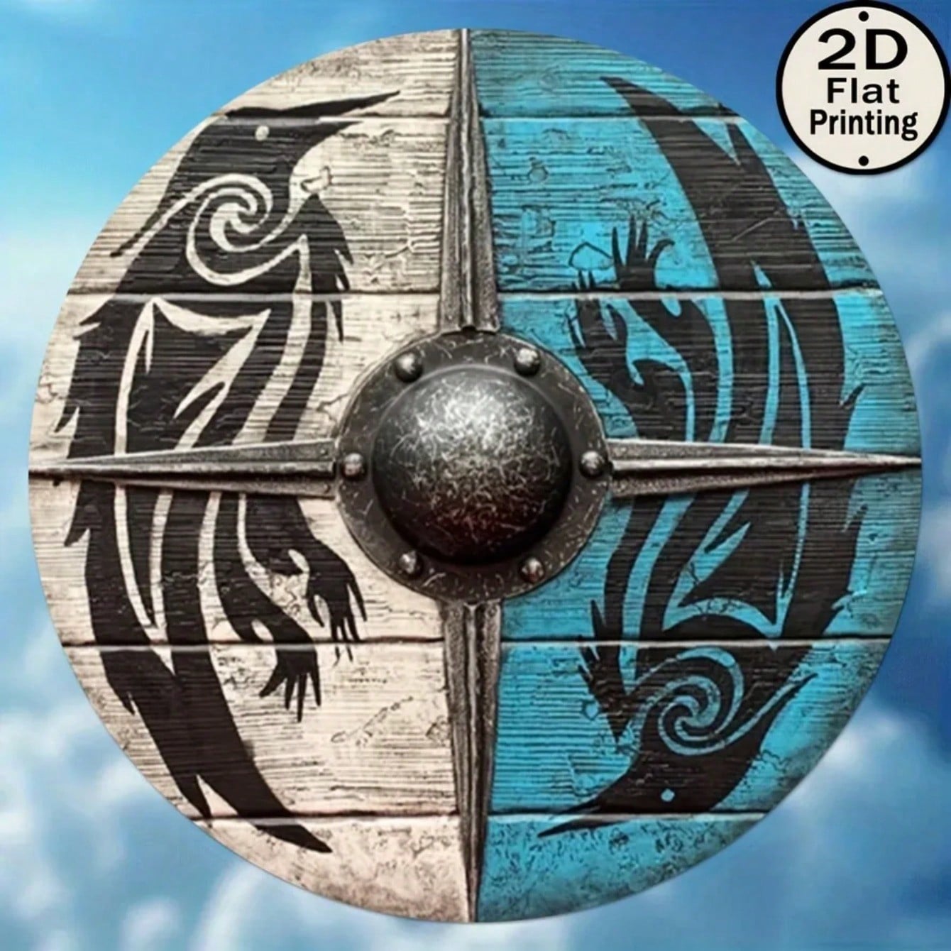 

Viking Metal Wall Art Honor Symbol Home Decor Gift TYA37371-20x20cm різнокольоровий