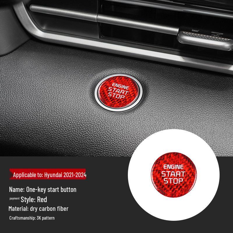 

Modern Elantra/Tucson Ignition Switch Carbon Fiber Sticker