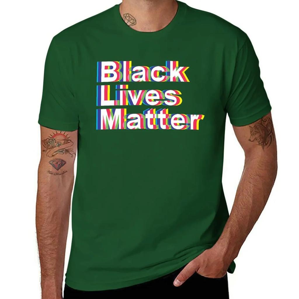 Black Lives Matter T-Shirt tees anime Men's t-shirts