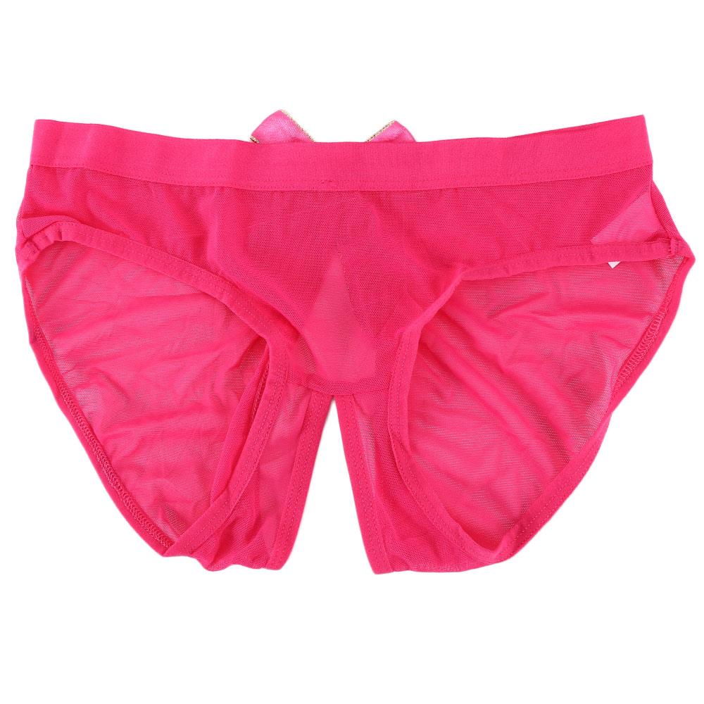 Women Seamless Mesh Panties Thongs Lingerie Briefs