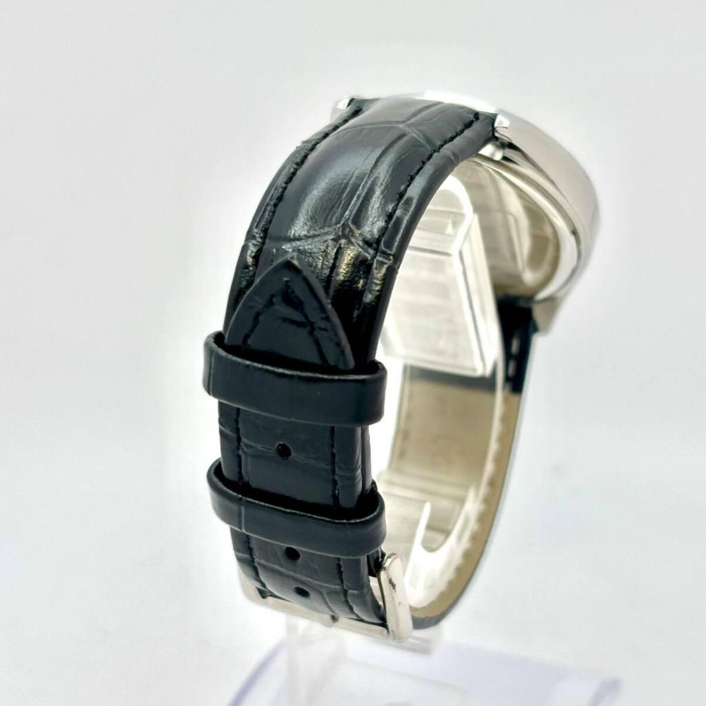 Used [Good Condition/New Battery] COACH Coach Signature Men's Watch Silver CA.141.7.95.1962 New Belt