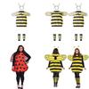 Bee And Ladybug Costume Set With Wings For Childrens Halloween Cosplay Party Fun
