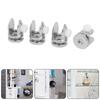 Adjustable Glass Clamp Glass Shelf Adjustable Shelf Support Clamp Clip Thick Glass 4pcs For 5mm-8mm Adjustable Screw