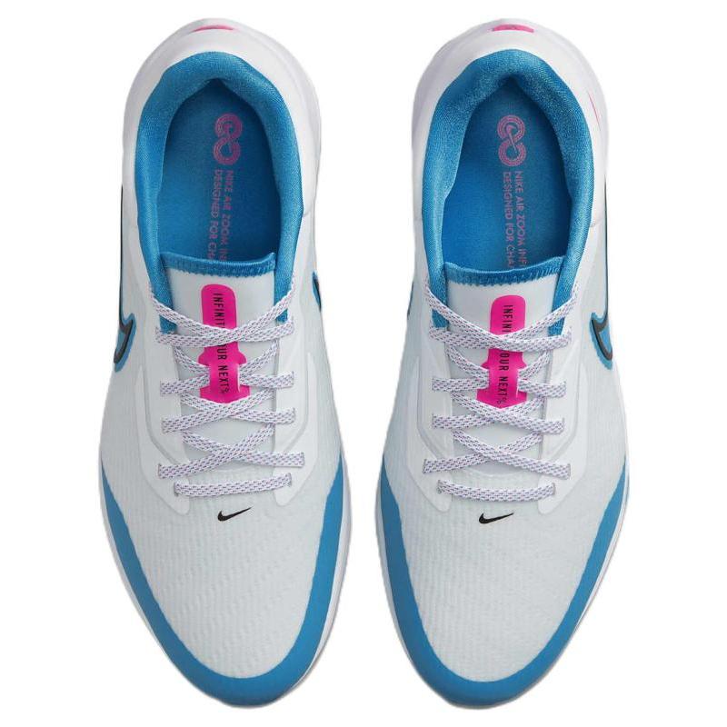 Nike Air Zoom Infinity Tour NEXT% White Aurora Blue Wide Sneakers DM8446-104
