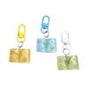 Garden Theme Key Accessory Artistic Resin Detailing Multi Purpose Bag Decoration Butterfly Flower Keychain