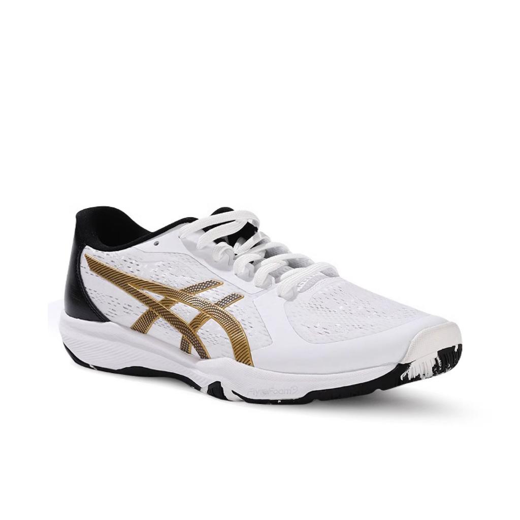 Asics DynaFeather Białe Czarne Złote Unisex Trampki 1073A064-101