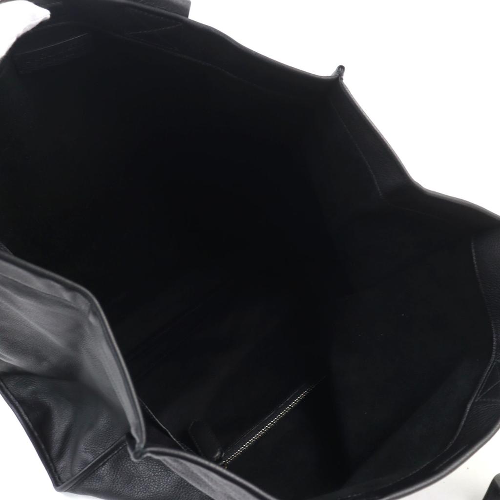 DSQUARED2 Tote Bag Logo print pouch included Black White leather Used