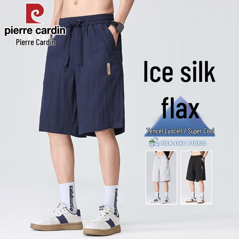 Pierre Cardin Men s Linen Tencel Blend Casual Shorts 2XL