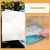 100Pcs Bird Cage Disposable Paper Liners Thick Absorbent Bedding Pads for Parrot Cage Tray Liner Bird Accessories