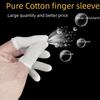 Thick Wear-Resistant Cotton Finger Cots - Breathable, Sweat-Absorbent, Dustproof Labor Protection.