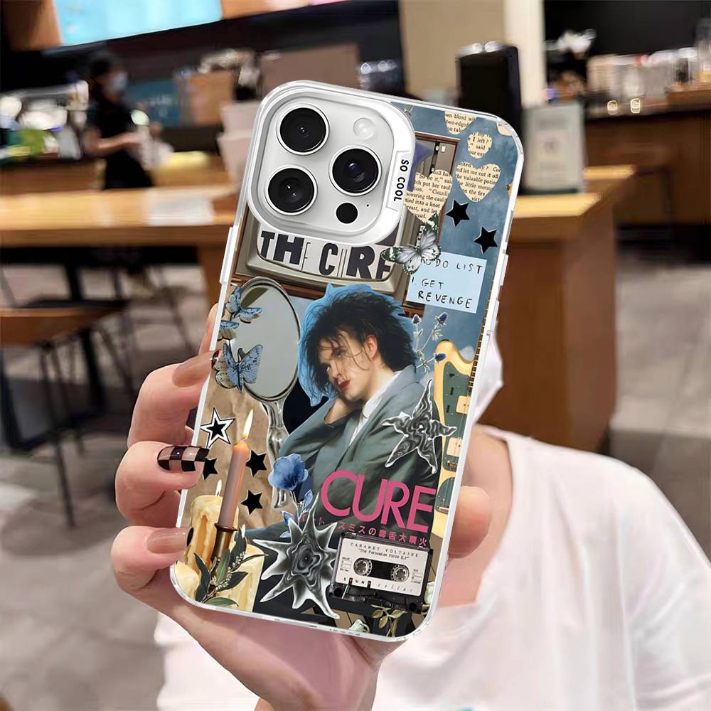 Rock Band THE C-CURE Music Phone Case For IPhone 17 16 Plus Pro Max 15 14 13 12 11 Matte Colorful Covers