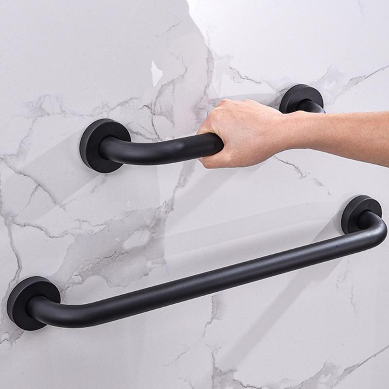 2 Stück Badezimmer Duschgriff Edelstahl Handlauf Duschsicherheits-Haltegriff für Badewannen und Duschen Einfach zu installieren